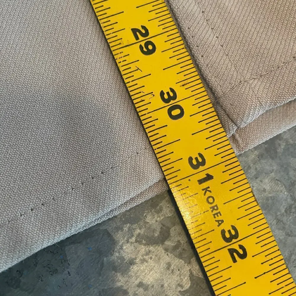 Vintage Levi's Polyester Talon Pants Mens 42x30 USA Tan Black Tab Western Retro